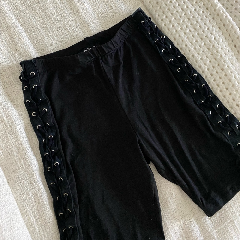 Forever 21 black bike shorts